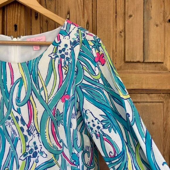 Lilly Pulitzer Small Colorful Colorful Colette Tunic Long Sleeve Dress - Picture 3 of 8